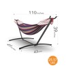 EveryFun Double Hammock with Heavy-Duty Steel Stand,Portable,Easy Assembly,600lbs Weight Capacity,Perfect