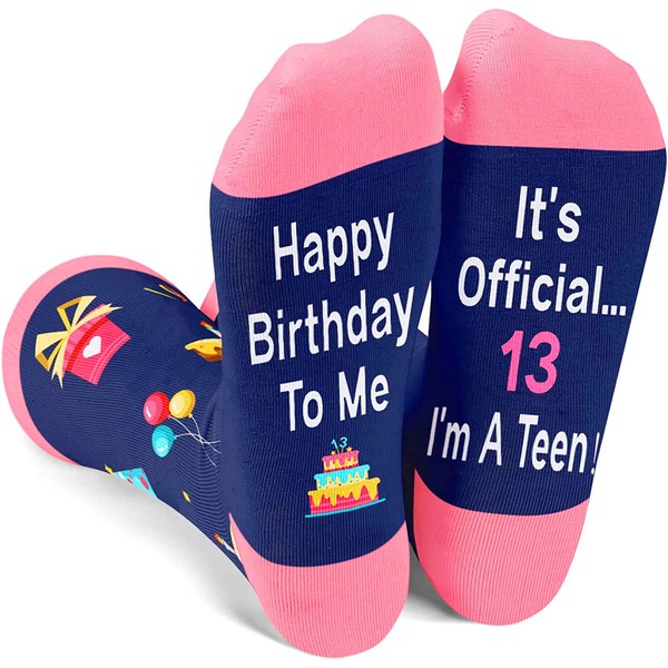 Zmart Gifts for Teenage Girls Funny Gifts for Teens, 13 Year Old Girl Gift Ideas Gifts for 13 Year Old Girl, Funny Fun Cute Socks for Teens