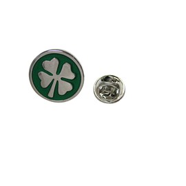 Kiola Designs Four Leaf Lucky Clover Lapel Pin