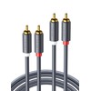 UGREEN RCA Cable, 1M Audio Cable, Stereo Audio Cable, 2RCA