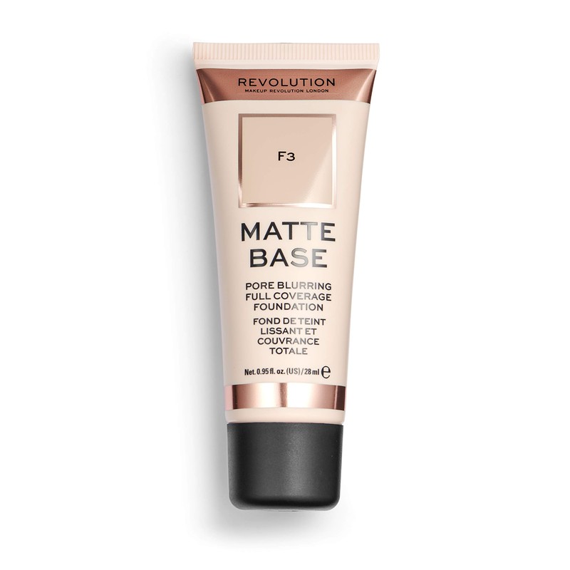 Revolution Matt Base Foundation 28 ml F3