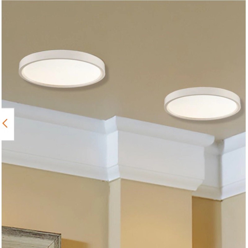 Trans Globe LED-30032 WH Wilson 8 in. 20-Watt Integrated LED