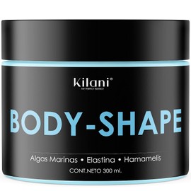 Body Shape Kilani Gel Super Concentrado - Algas Marinas, Elastina y Hamamelis - Efecto Termoactivo - Reductor + Reafirmante - Flacidez - Natural - 300 ml