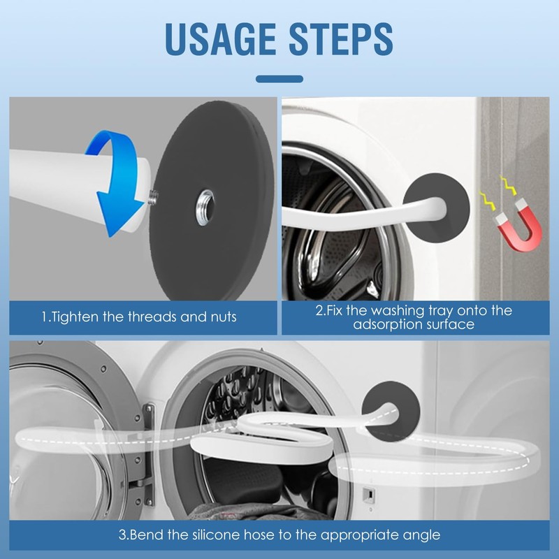 Front Loader Washing Machine Door Support, Removable Washing Machine Door