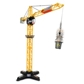 Dickie Toys 40" Giant Crane Playset , Yellow