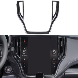 TLIFORT for Subaru Outback 2022 2023 2024 Center Console Navigation Screen Panel Vent Cover Trim,for 2020-2024 Legacy, ABS Carbon Fiber