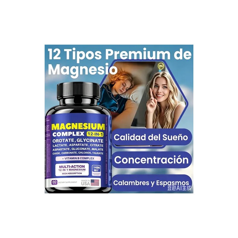 Complejo De Magnesio 7-en-1 - Glicinato