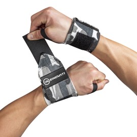 SINOVATI Fitness Wrist Bandages, Wrist Support Sports, Wrist Wraps for Fitness, Crossfit, Calisthentics, Powerlifting, Bodybuilding, Wrist Guards Fitness (Strong, Camouflage)