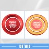 X AUTOHAUX Engine Start Stop Ignition Button Overlay Cover Interior
