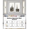 Rayogale 32 Inch Rechargeable Battery Operated Wall Sconce Set of