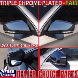 Torox 2014 2015 2016 2017 2018 2019 2020 Chevy Impala Chrome Mirror COVERS Overlays
