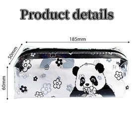 Panda Pencil Case Teenager Girls Pencil Case Coloured Pencil Case Transparent Pencil Case Women Pencil Case School Supplies