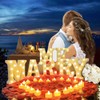 LED Light Up Letter, Valentine Gift - Light Up Marry