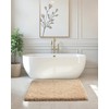 ILANGO Beige Bathroom Rugs 36" × 24" Non Slip &