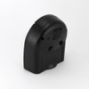 MPM analogue alarm clock made of plastic, black, snooze function,
