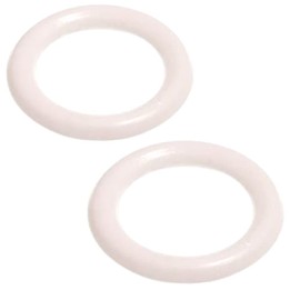 White Curtain Upholstery Rings 20 mm Roman Blind Hollow White Curtain Rings O Shaped Blind Roman Rings White Hollow Ring for DIY Roman Curtains Ring Pack of 100.