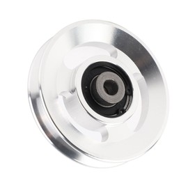 CYSFETENA 90mm Fitness Pulley Wheel,Universal Aluminum Pulley Gym Accessory,Aluminum Alloy Bearing Pulley Wheel for Gym Equipment Exercise Strength Training and Home Gym Use