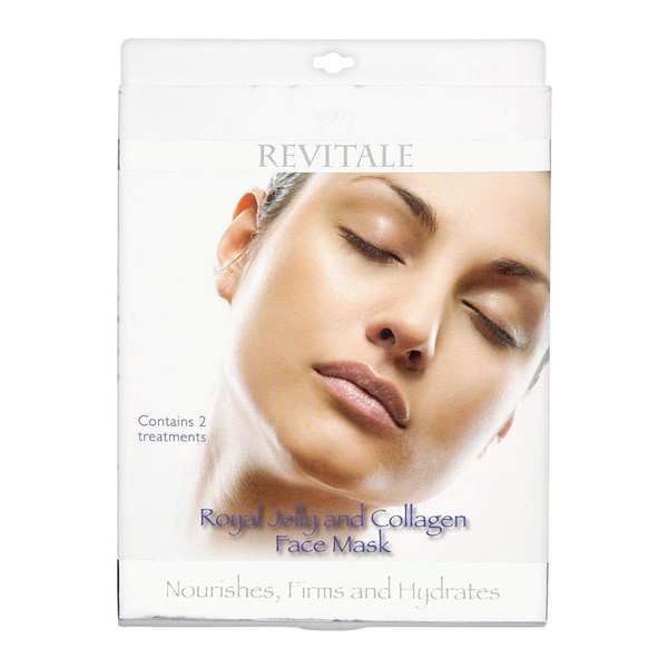 Revitale Face Masks (2 Treatments) Royal Jelly and Collagen