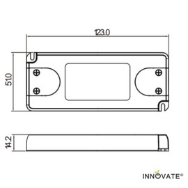 Innovate LED Trafo ECO 12V/DC, 0-15W - Transformator - LED Treiber - Mini Netzteil - Driver