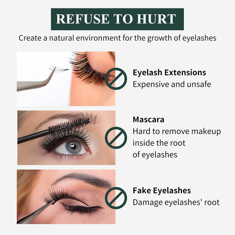 BREYLEE Eyelash Growth Serum, Eyelash Serum for Eyelash Growth Lash
