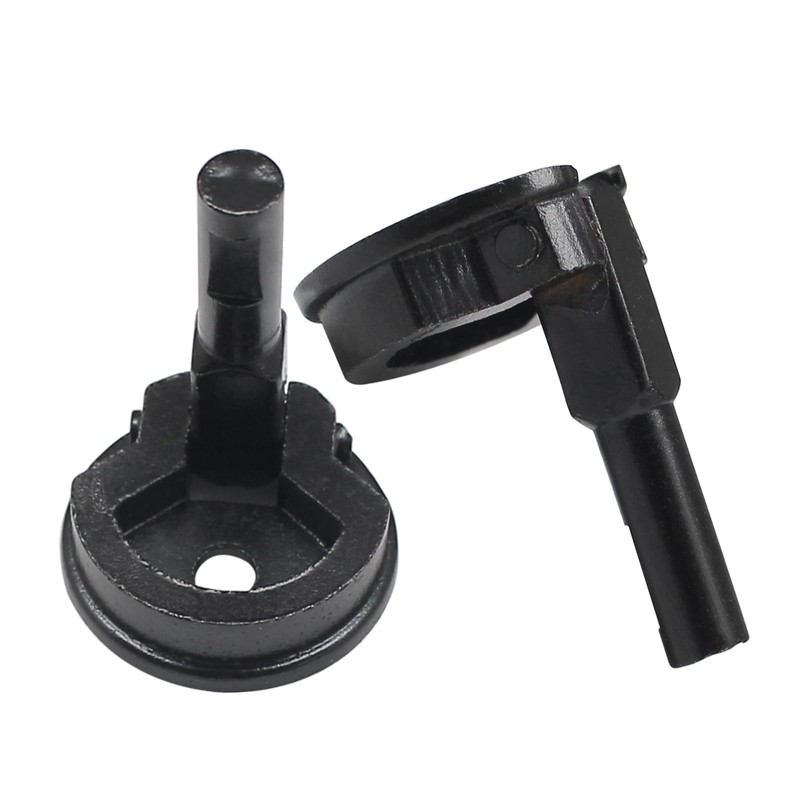 2 Pieces Black Sewing Machine Cabinet Hinges for Singer 15-30