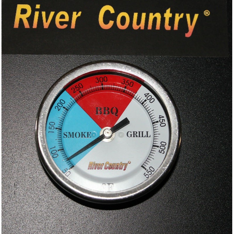 River Country 5" (RC-T5L) Adjustable BBQ Grill Thermometer Temperature Gauge