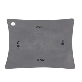 Focket Guitar Radius Gauge, 7.25 inch, 9.5 inch, 10 inch, 12 inch Guitar Fingerboard Stainless Steel Saddle Nut Radius Gauge, 4-in-1 Design Measuring Tool, Radius Gauge for