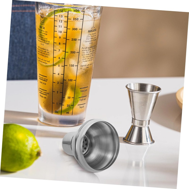 FUNOMOCYA Cocktail Shaker Lid Accessories for Wine Glasses Stainless Steel