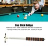 Billiard Cue and Bridge Set Stainless Steel Anti Slip Sponge