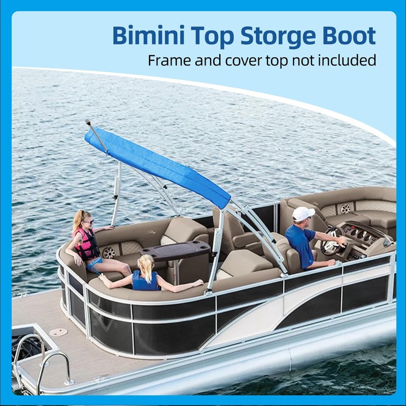 Seapisode 600D Bimini Top Storage Boot, Storage Boat Replacement Cover