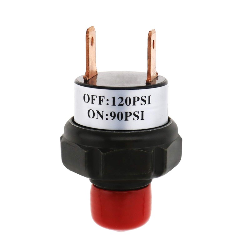 YINETTECH 90-120 PSI 12V 3A 1/4 NPT Pressure Control Switch