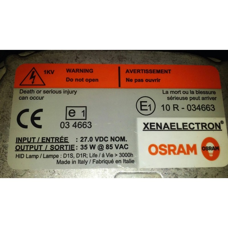 Osram Xenaelectron hid ballast 24v 35w d1s d1r 35xT5-3-D1/24volts 35