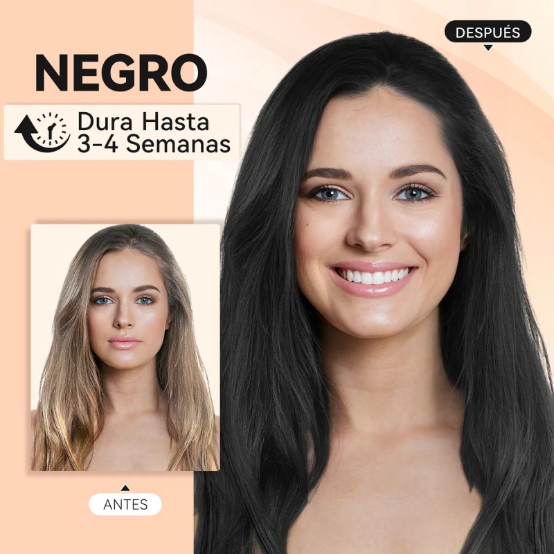 Shampoo Tinte Instantneo Cubre Canas Natural Jengibre 500ml