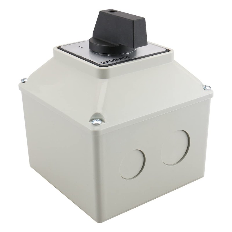 Baomain Universal Rotary Changeover Switch LW28-32/D303.3D with Master Switch Exterior