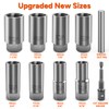 THINKWORK 1/2 Inch Drive Lug Nut Extractor Set, Large Sizes,