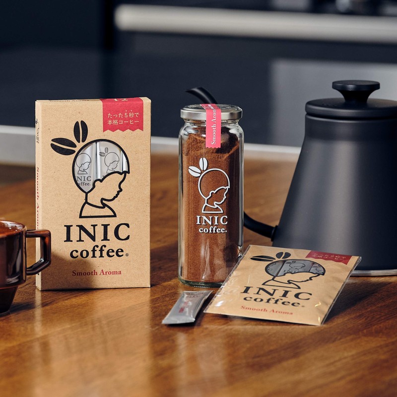 INIC Coffee Smooth Aroma Sachet, 12 Sachets, Classic Regular Blend,