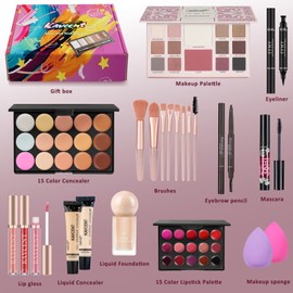 Makeup Set for Teens Makeup Kit for Teens Women full Kit Makeup Kits for Teenagers Makeup Gift Set for Teen Girls Women Christmas