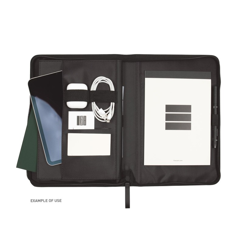 Finocam – Zipper Document Holder Nopal Black