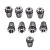 9pcs ER16 Spring Collet Set 1/8-3/8" CNC Milling Lathe Tool