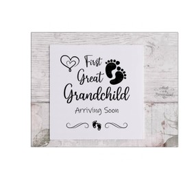 First Great Grandchild Card, Arriving soon, announcement card for soon to be great grandparents, great grandparent to be card, celebration card, new parents to be pregnancy reveal
