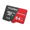 LaView 64GB Micro SD Card, Micro SDXC UHS-I Memory Card