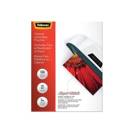 Fellowes 5223001 Laminating Pouches LTR 5Mil 9-Inch x11-1/2-Inch 50Shts/PK CL