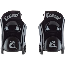 Cressi Buckles for Swim Goggles, Black