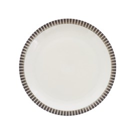 East Table Plate LL 9.8 inches (25 cm) Rim Tokusa Large Marure Cream
