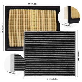 KEQGPCBE Comb Engine Cabin Air Filter for Prius 2015 2014 2013 2012 2011 2010