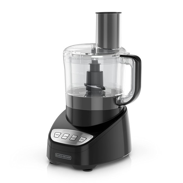 BLACK+DECKER BLACK+DECKER Food Processor and Vegetable Chopper, Stainless Steel Blade,
