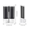 2 in 1 Shower Soap Dispenser, 2×300 ml Chamber Shampoo