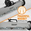 Magnetic Sweeper with Wheels - 24-Inch Rolling Nail Magnet Tool