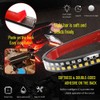 2Pcs 11.8" Motorcycle LED Tail Light Strips 90 LEDs Red