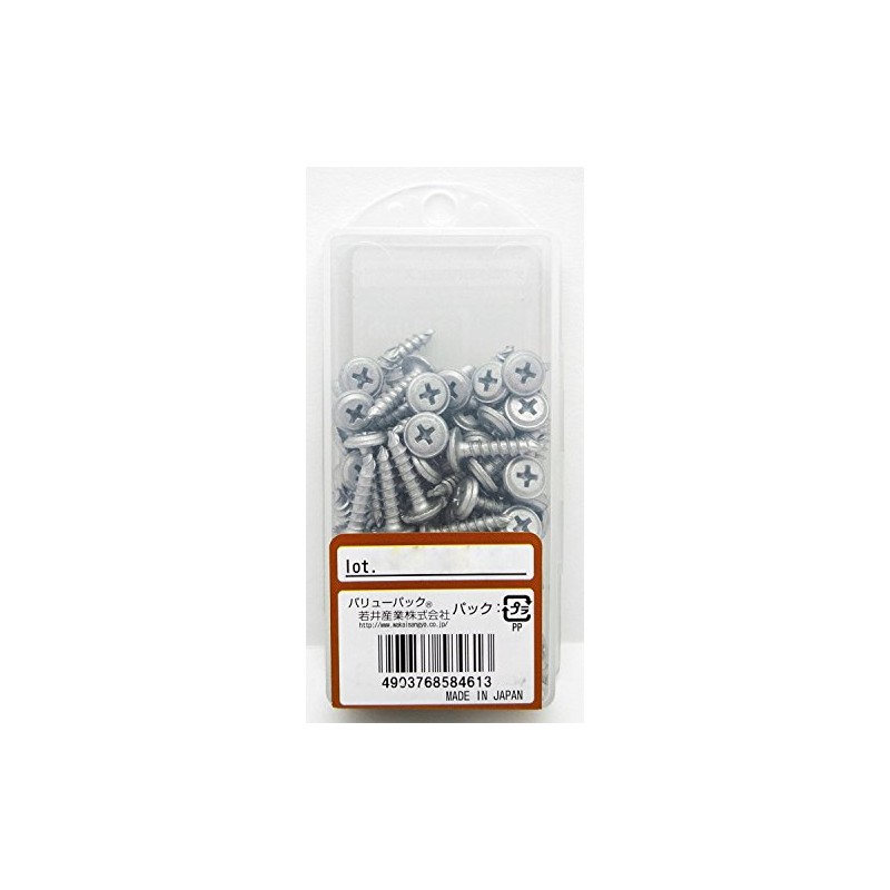 Wakai Sangyo KKW18V Deca Head Wood Crack Prevention Screws, 0.16